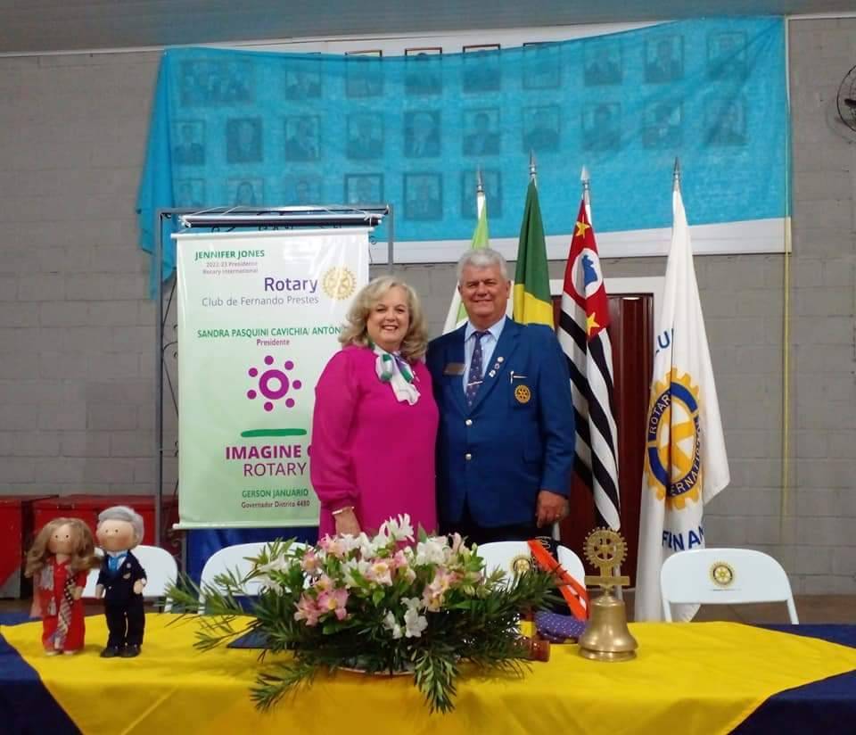 Rotary Club de Fernando Prestes Realiza Transmissão de Posse Diretoria 2023/24