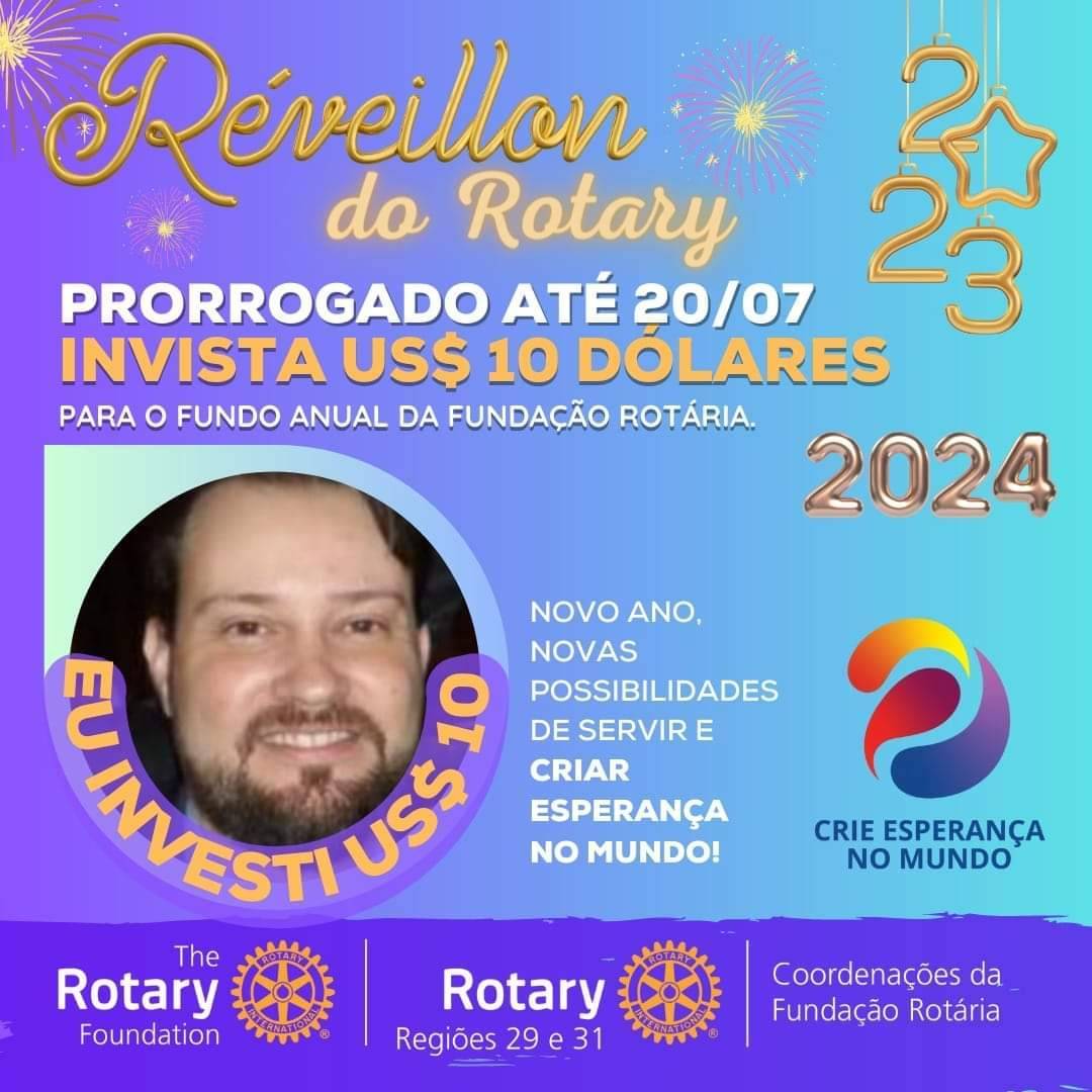 Contribuição para Fundação Rotária Continua