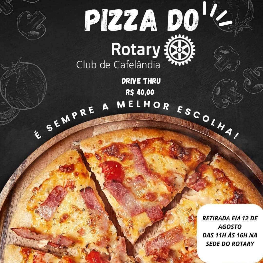 Rotary Club de Cafelândia promove tradicional pizza em drive thru