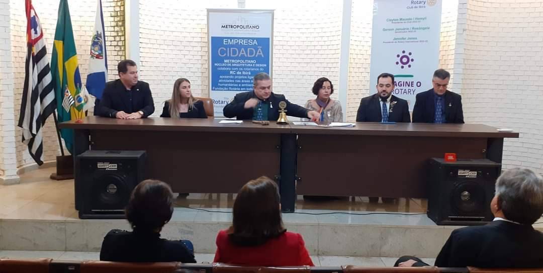 Cerimônia de Posse no Rotary Club de Ibirá