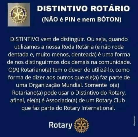 O que é Distintivo Rotário?