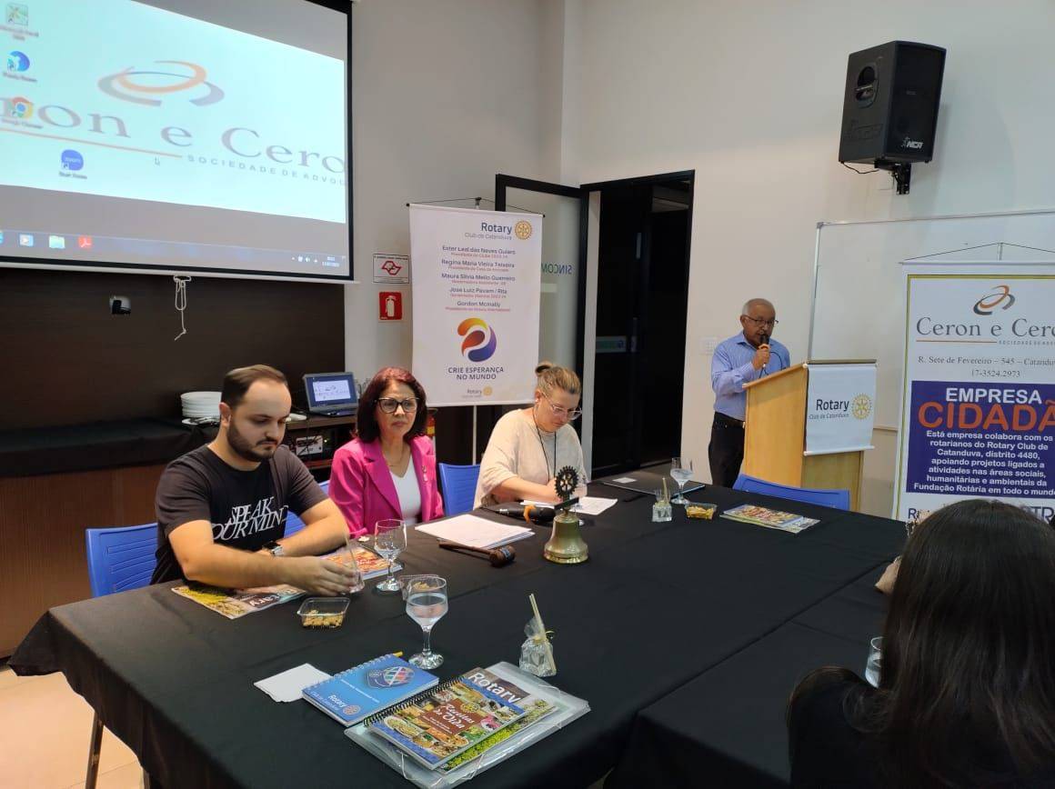 Rotary Club de Catanduva realiza 1ª Reunião da Gestão 2023-24