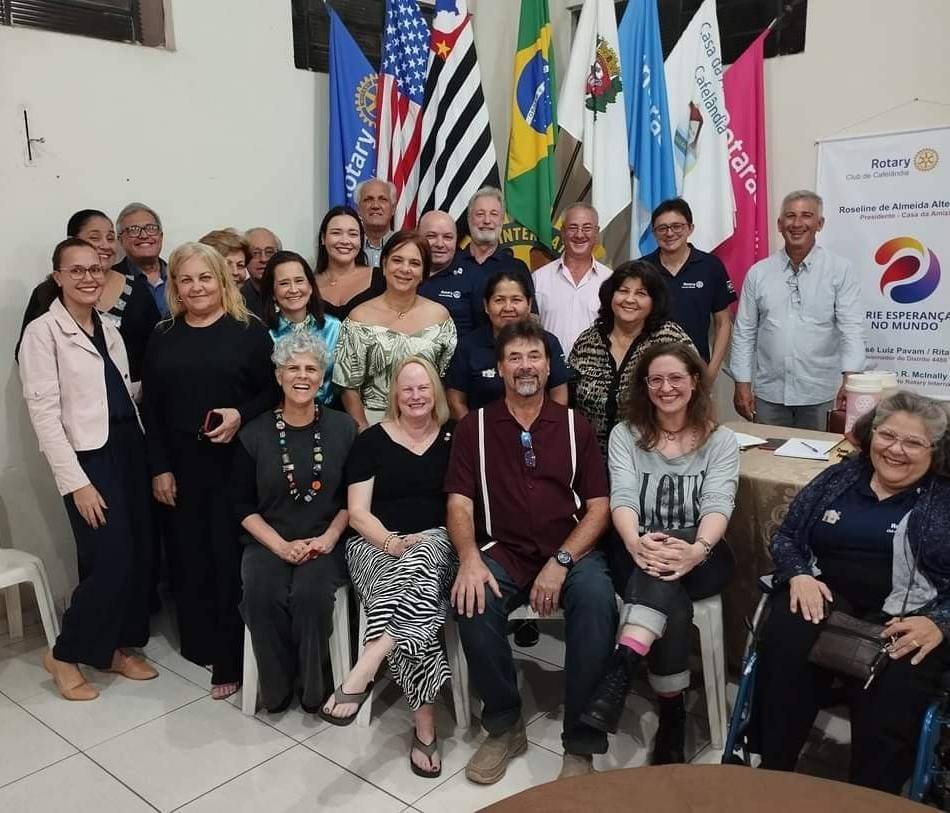 Rotary Club de Cafelândia Recebe Visita Internacional
