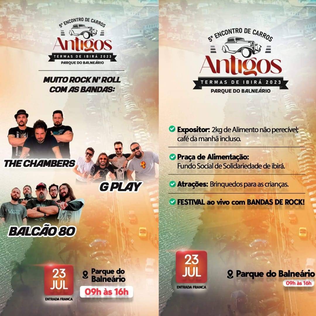 5° Encontro de Carros Antigos de Ibirá