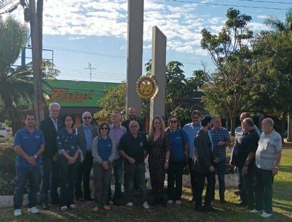 Reinauguração do Marco Rotário do Rotary Club de Jahu Norte