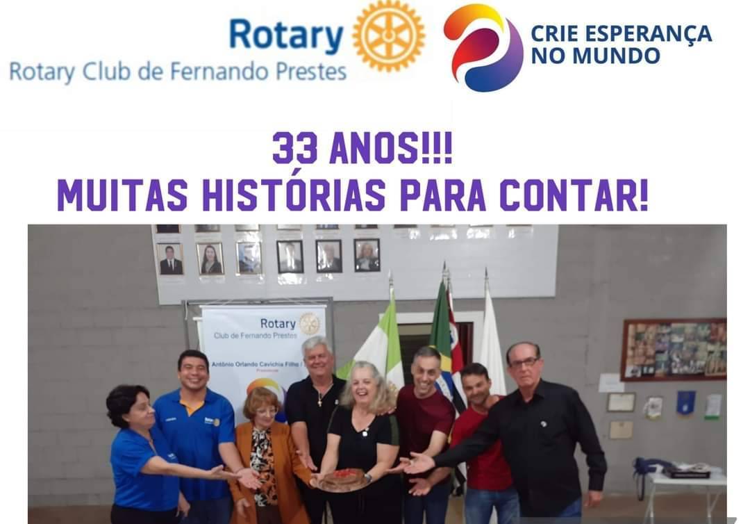 Rotary Club de Fernando Prestes Comemora Aniversario 