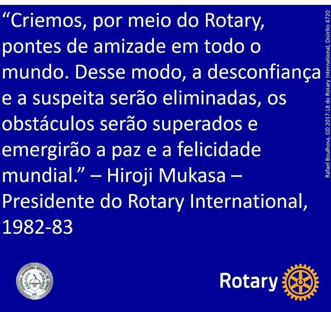 Mensagem do Presidente do Rotary Internacional 82-83