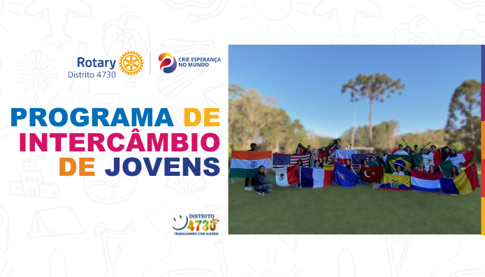 Na foto, participantes do Programa de Intercâmbio de Jovens no Ano Rotário 2022-23