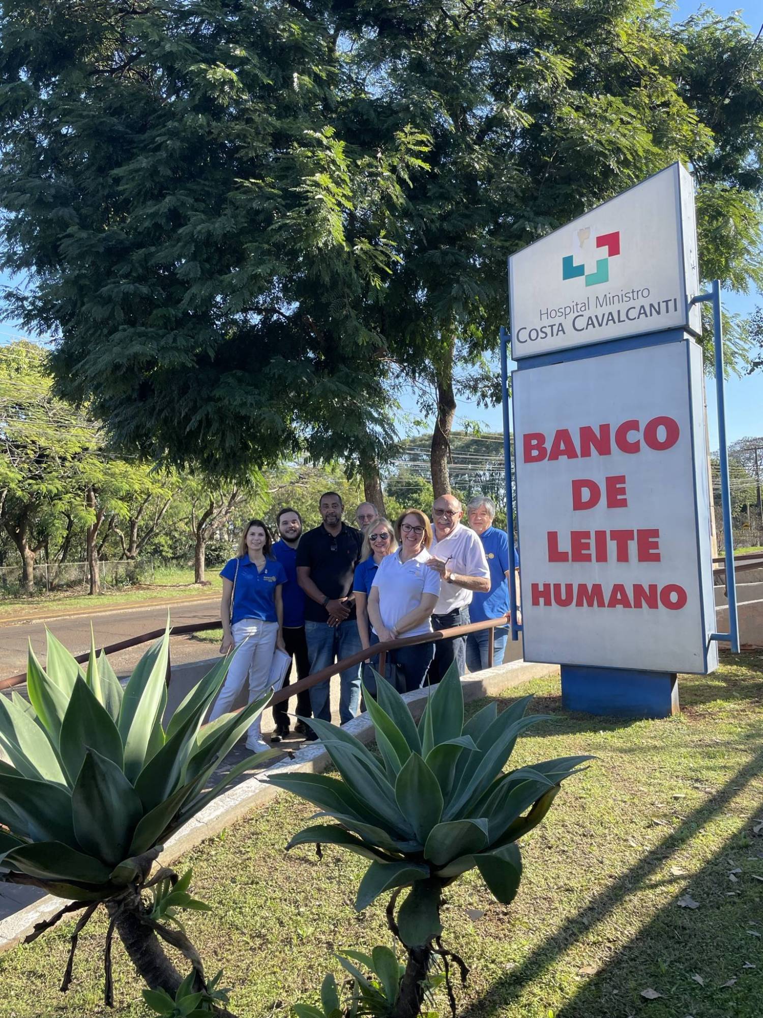 Visita do Governador Antônio da Caz ao Banco de Leite Humano de Foz do Iguaçu