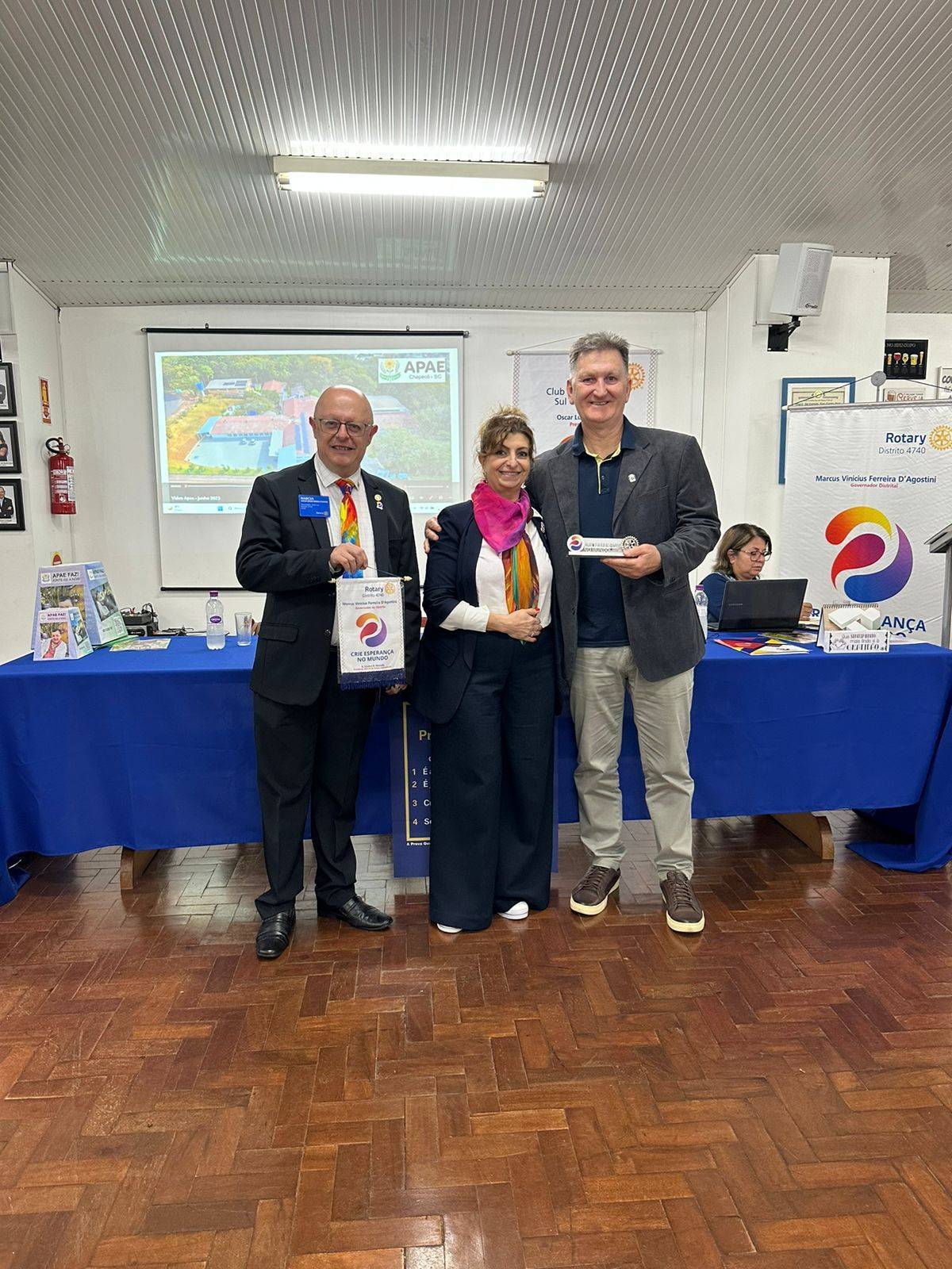 Visita Governador Rotary Club de Chapecó Sul Centenário