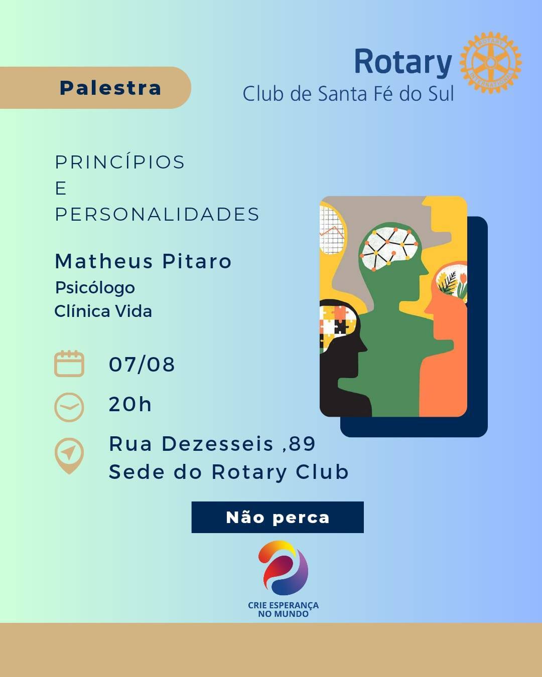 Palestra Rotary Club Santa Fé do Sul