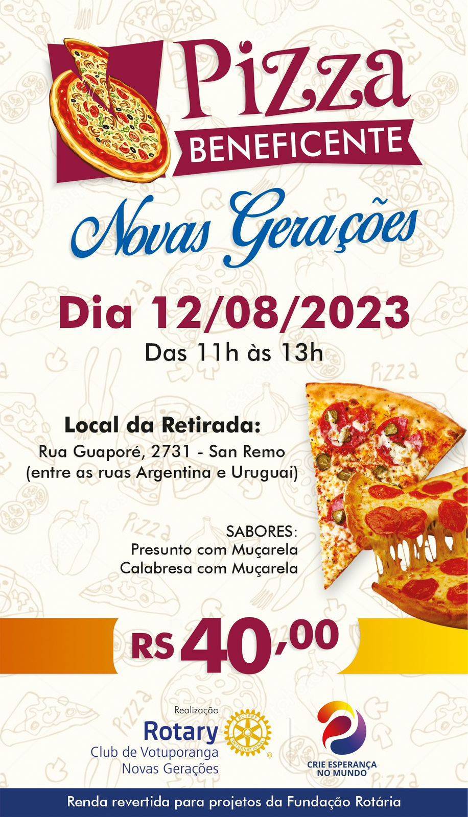 Pizza Beneficente