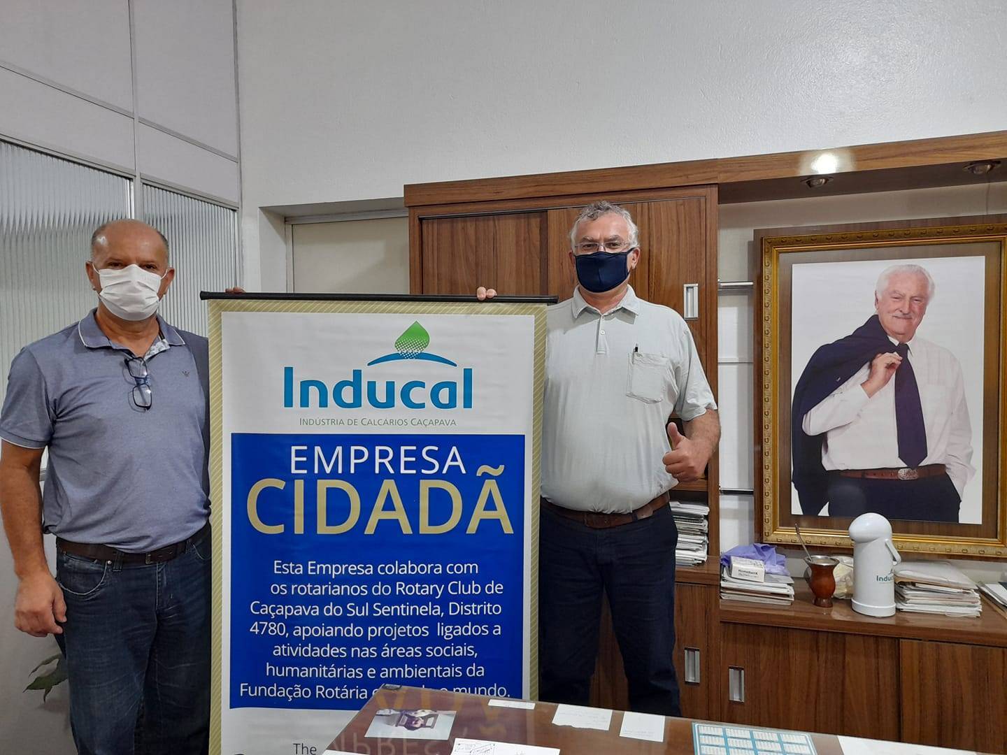 Parabéns e obrigado INDUCAL, que firmou contrato como EMPRESA CIDADÃ! Sem palavras para agradecer sua colaboração!