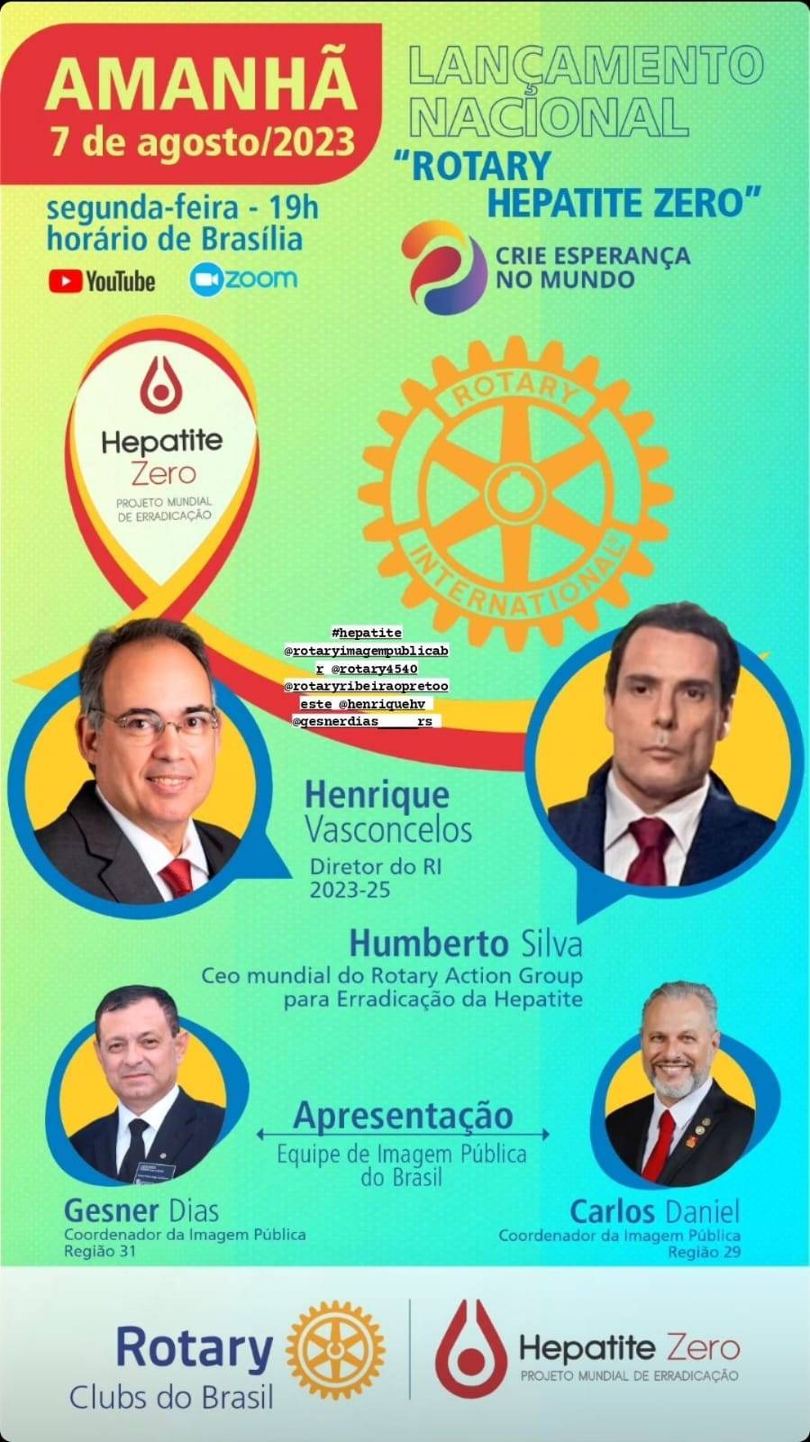 Lançamento - Rotary Hepatite Zero