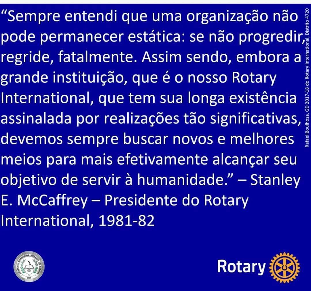 Mensagem do Presidente do Rotary Internacional 81-82