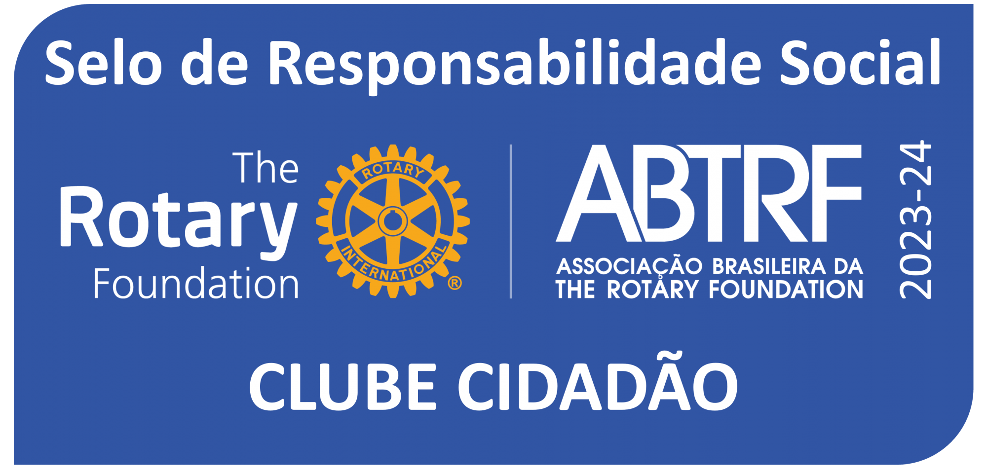 Selo de adesão ao programa Clube Cidadão RCAN 23-24