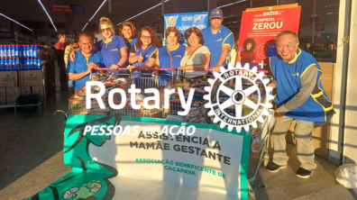 Associados e Voluntários ao final do dia de Arrecadação