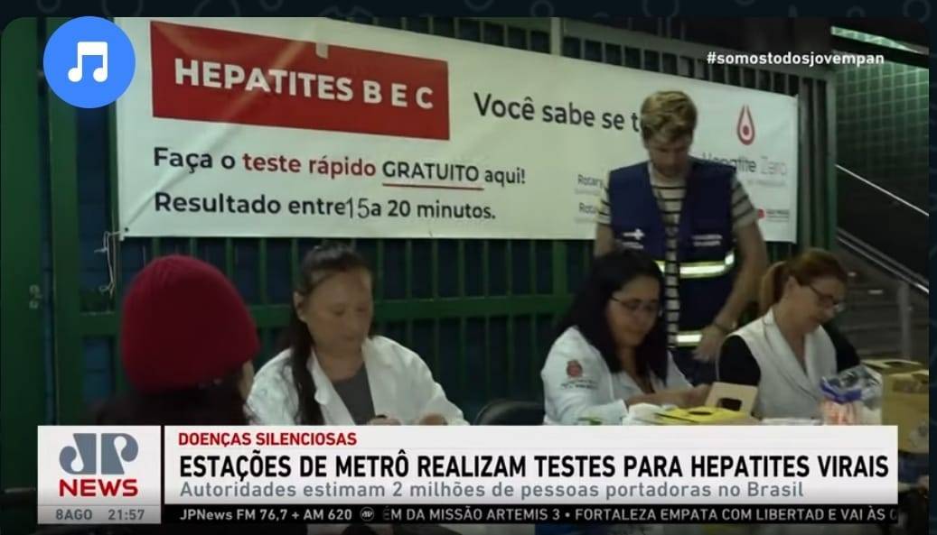"Hepatite Zero" na Jovem Pan News 