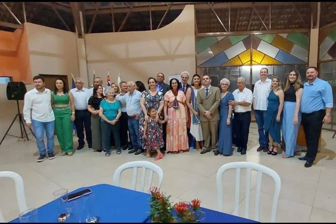 Cerimônia de posse do Rotary Club de Valentim Gentil
