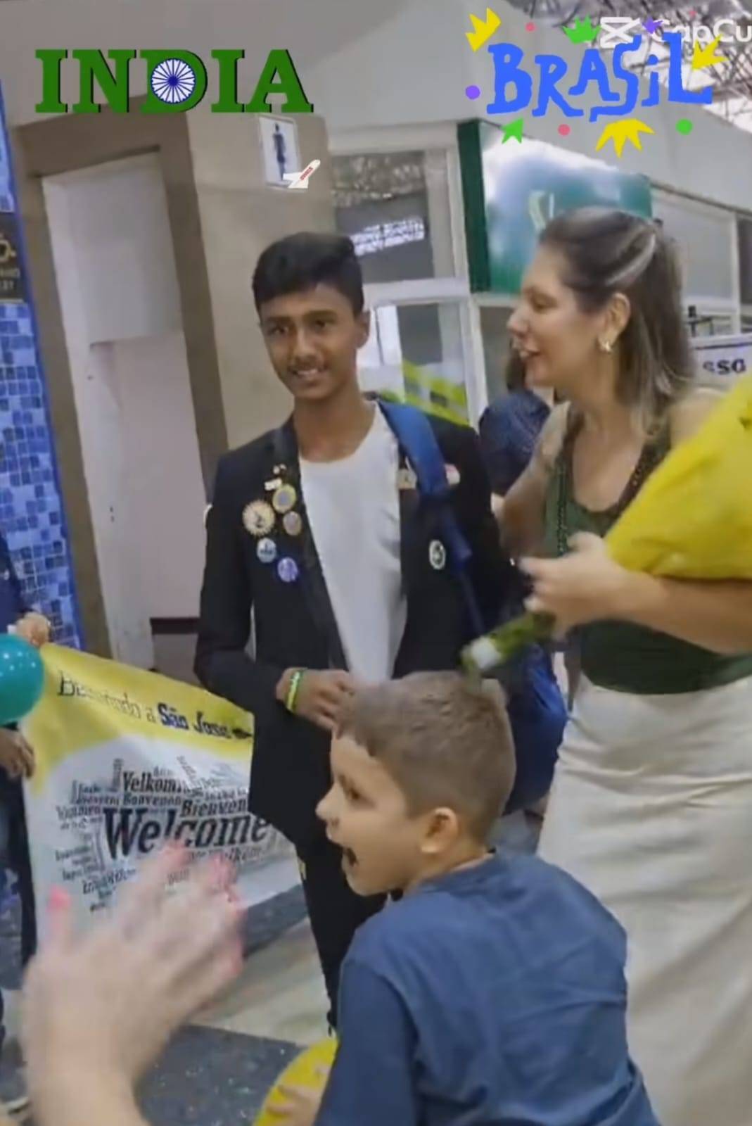 Intercambista indiano chega em São José do Rio Preto