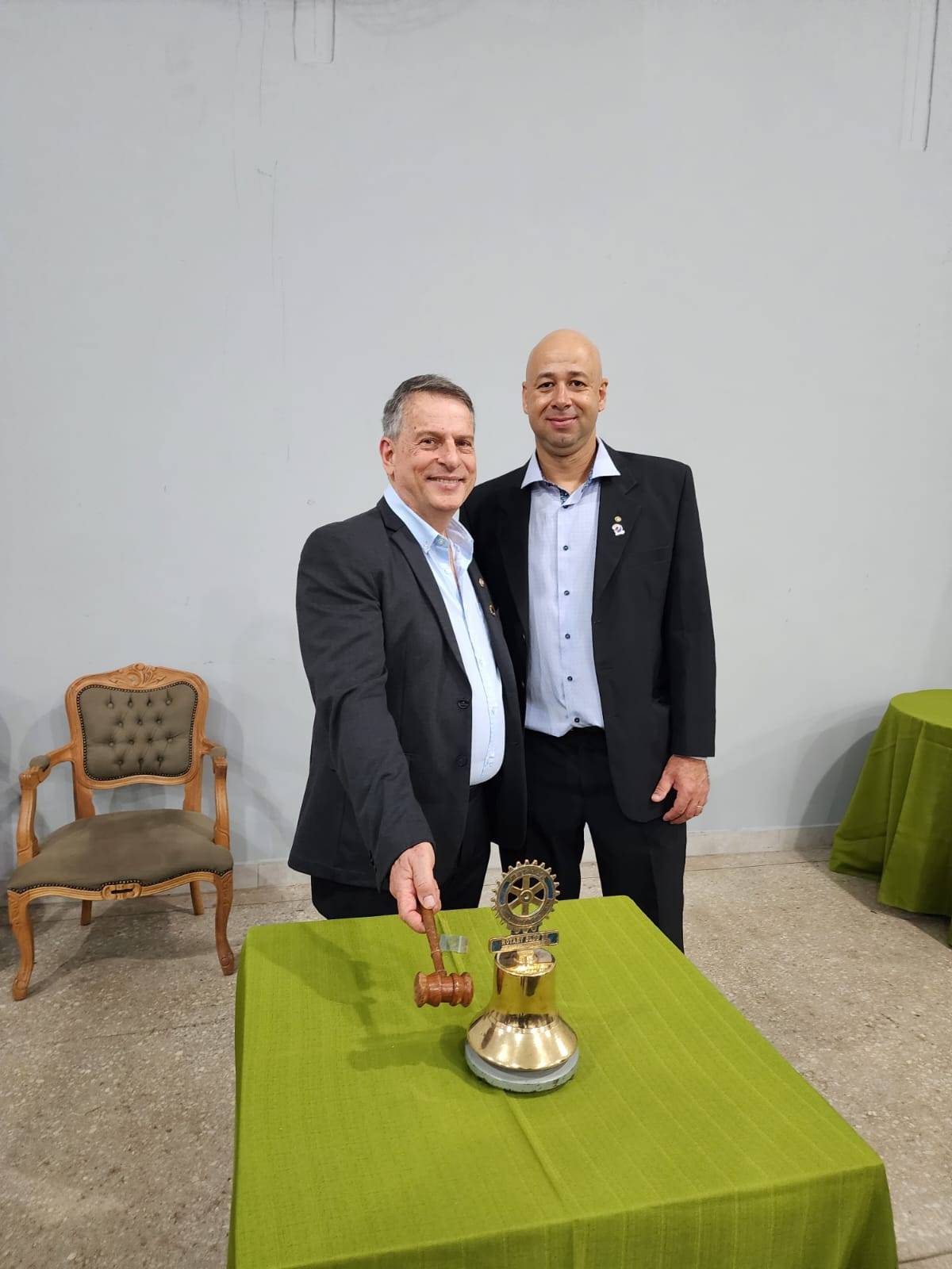 Presidente Armênio e Novo Associado Cp.Elvis Silva