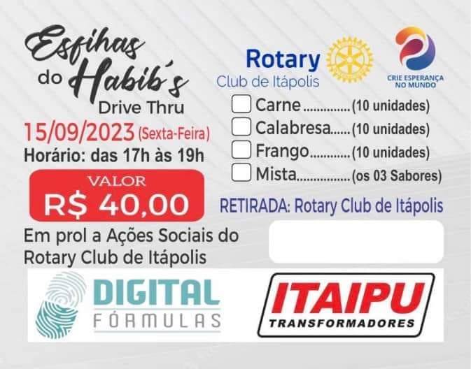 Venda de Esfirra e Prol de Ações Sociais