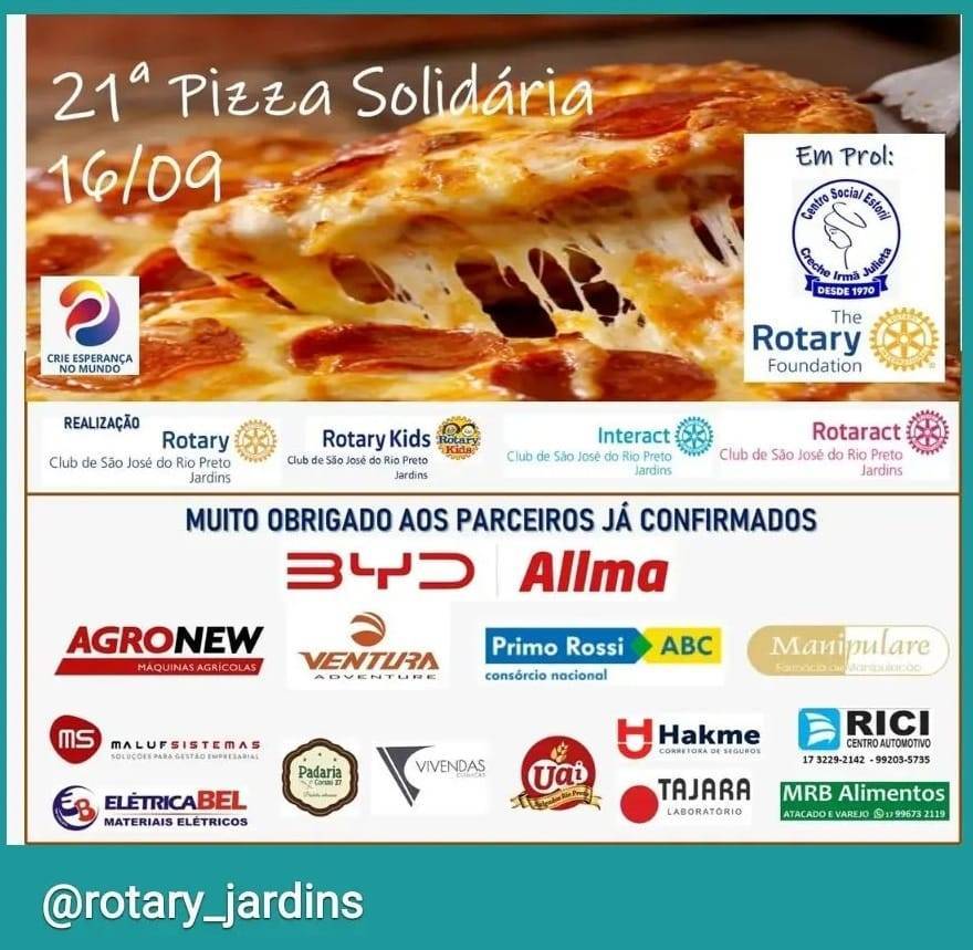 21ª Pizza Solidária 