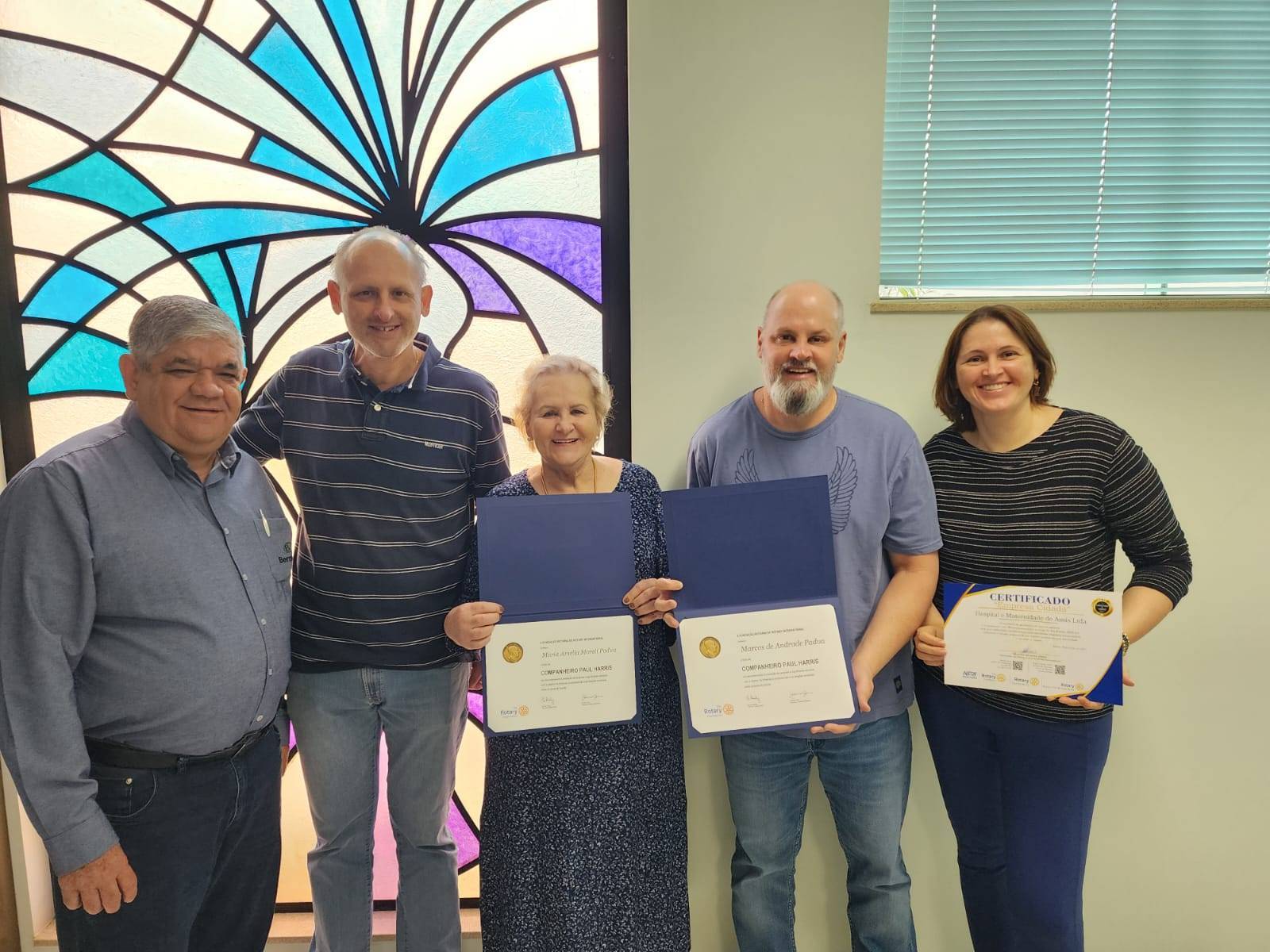 Diretores da Empresa Cidadã Hospital e Maternidade de Assis