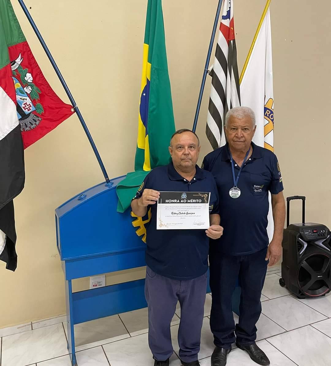 Honra ao mérito ao fundador do clube de Guaiçara
