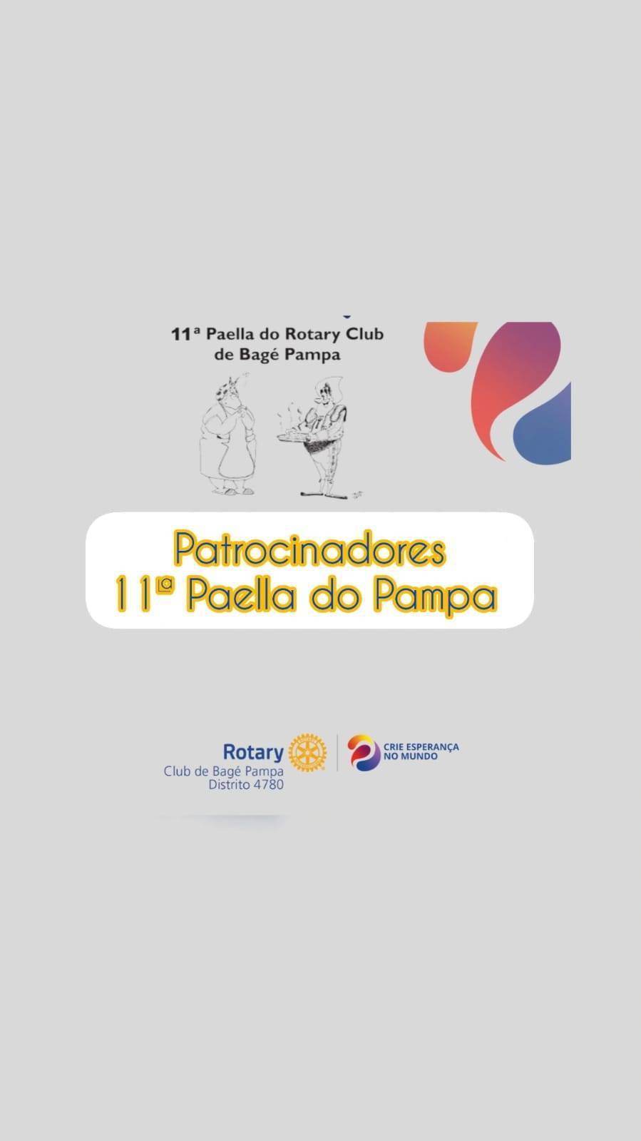 Patrocinadores da 11 Paella do Pampa