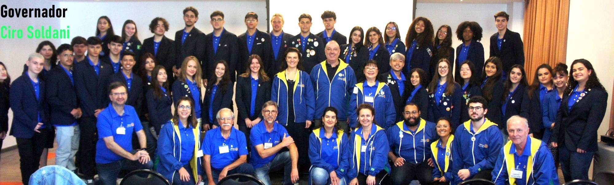 Comissão YEP, intercambistas e Casal Governador presente no Seminário de Imersão de Outbonds em Santos