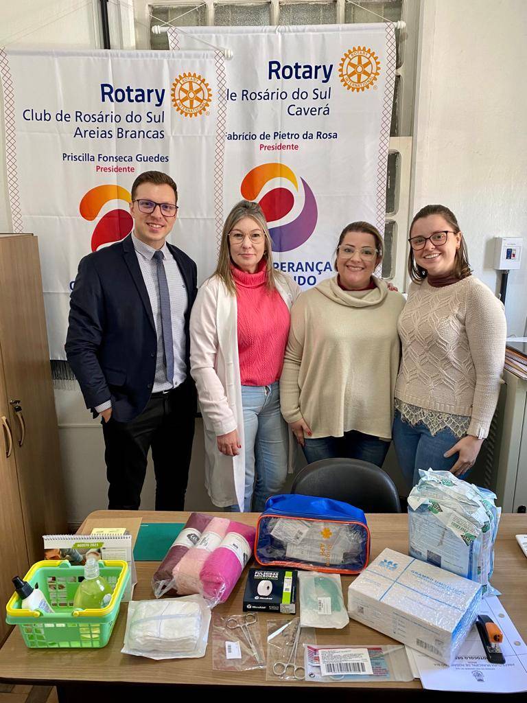 Doação de materiais à Secretaria da Saúde