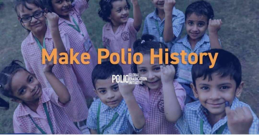 Junte-se à campanha #MakePolioHistory