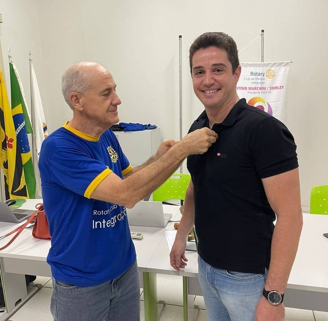 Rotary Club de Olímpia Integração realiza posse de novo companheiro