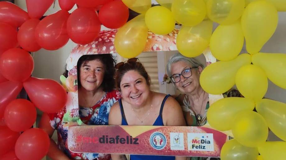 Norma, Sandra e Sônia são associadas representativas do Rotary Club de Marília-Pioneiro