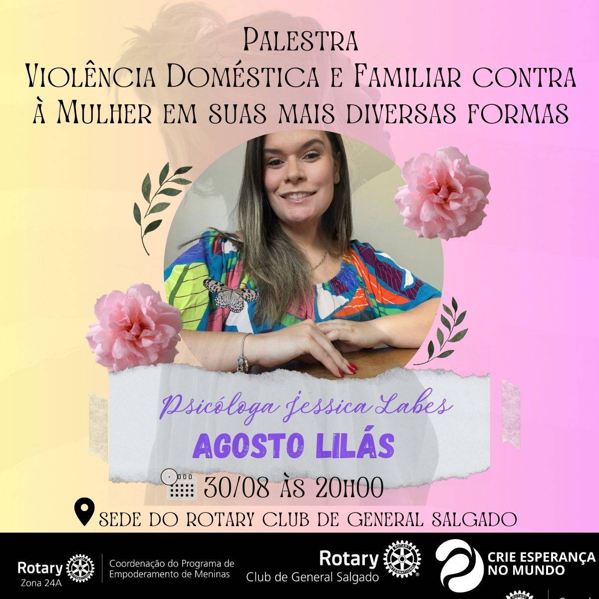 Palestra sobre violência Doméstica e Familiar contra à mulher