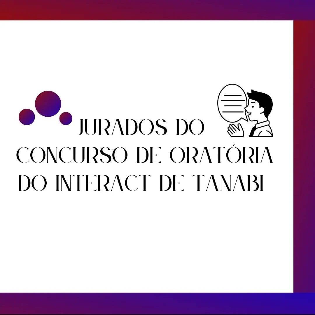Concurso Interno de Oratória pelo Interact Club de Tanabi
