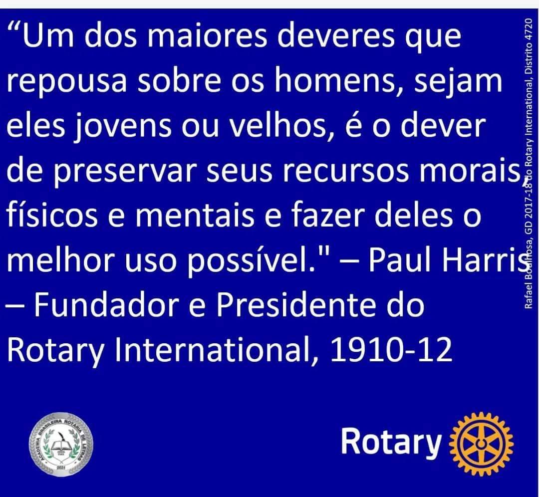 Mensagem de Paul Harris