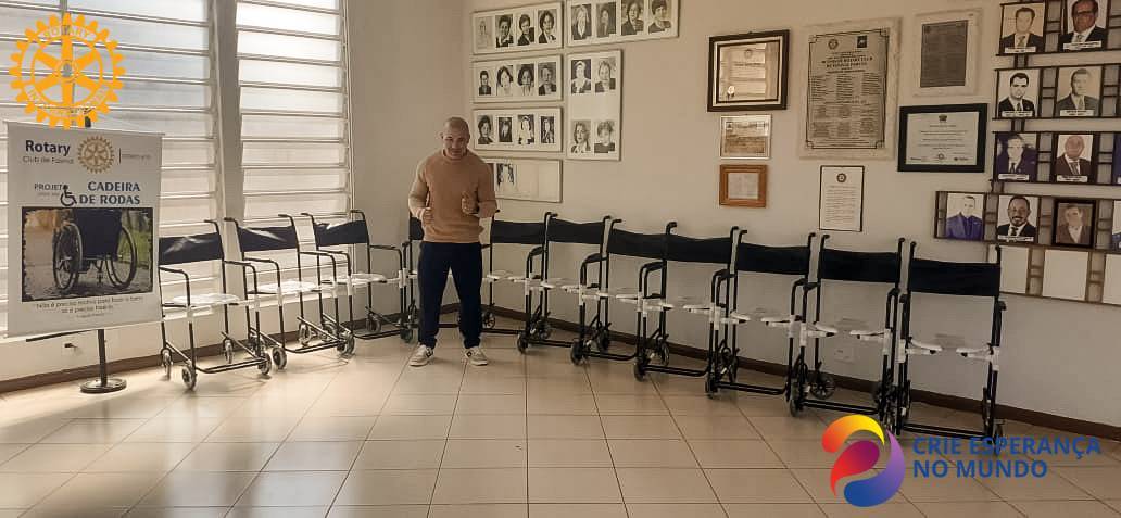 CHEGADA DE 11 CADEIRAS DE BANHO!! - RC FAXINAL