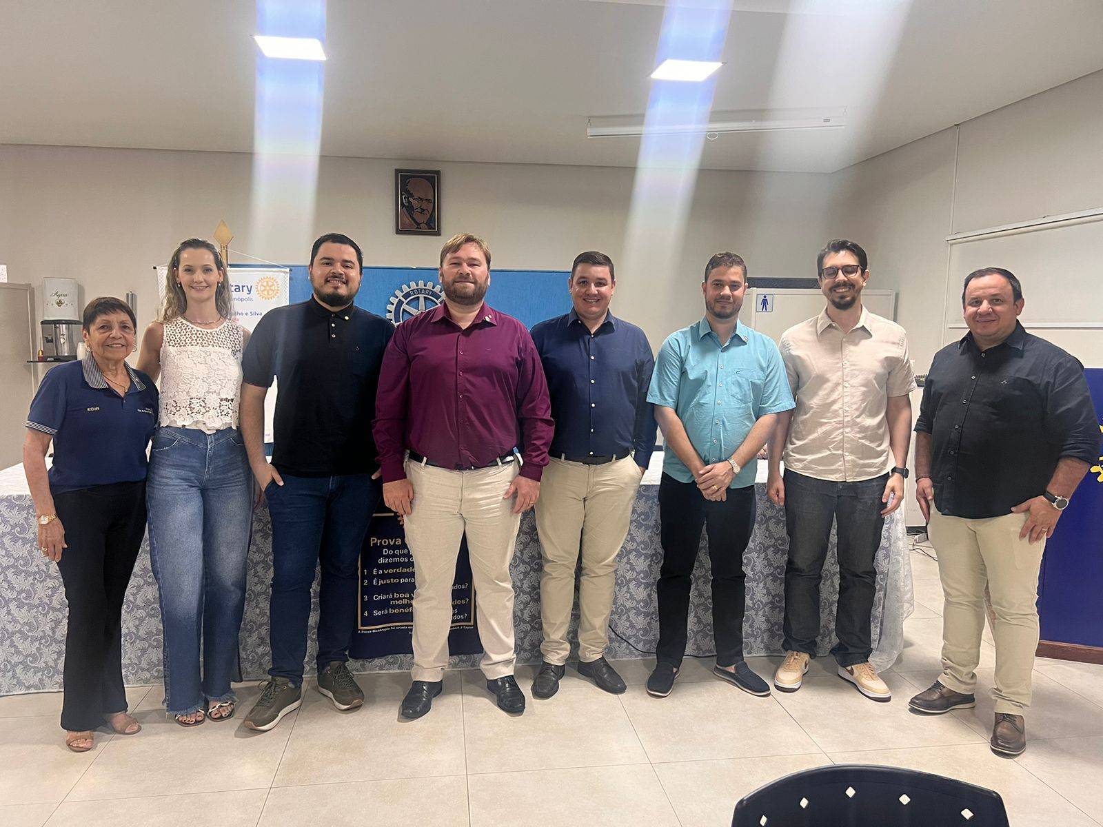 Rotary Club de Rondonópolis empossa 5 novos associados no mês do DQA