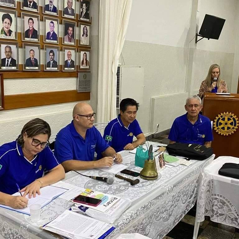 Rotary Club de Santa Fé do Sul recebe a visita da coordenadora do projeto Mercado Solidário