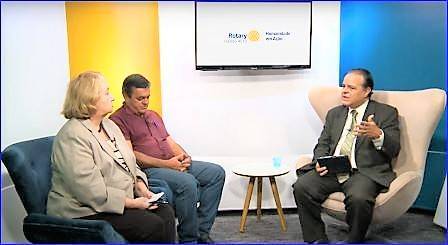 Maura ABF de Queiroz e o vereador Evandro Galete participam do Programa: “Humanidade em Ação”, na TV Câmara