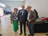 Ester Scheid, ex-presidente do Rotary Barry Rasin e Adir Seleski.