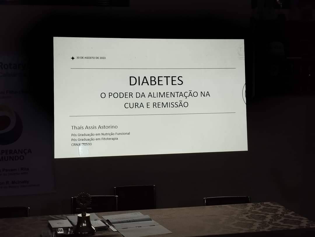 Palestra sobre Diabetes em Cafelândia 