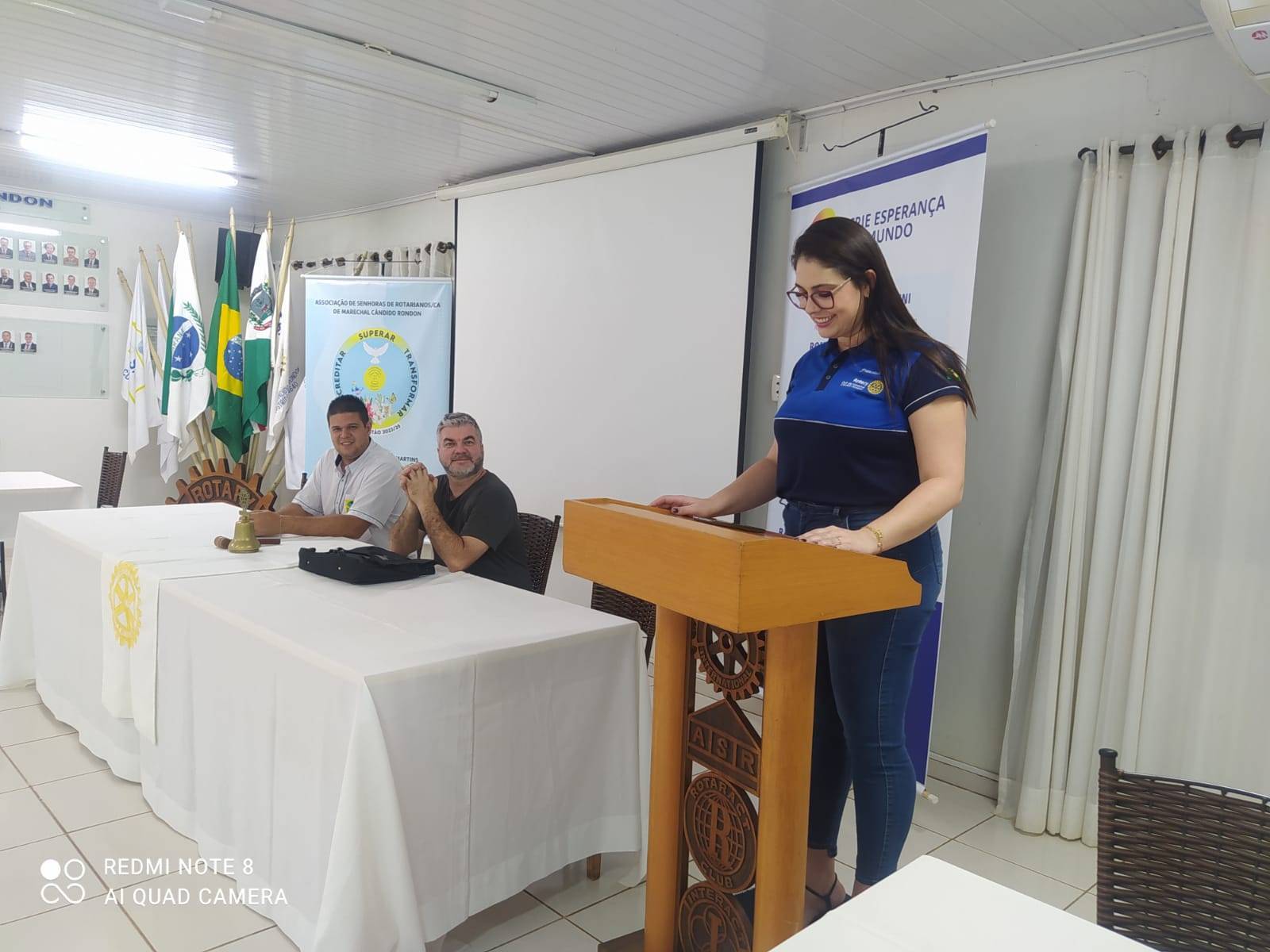 A Instrução Rotária Distrital pode ser lida numa das reuniões do mês