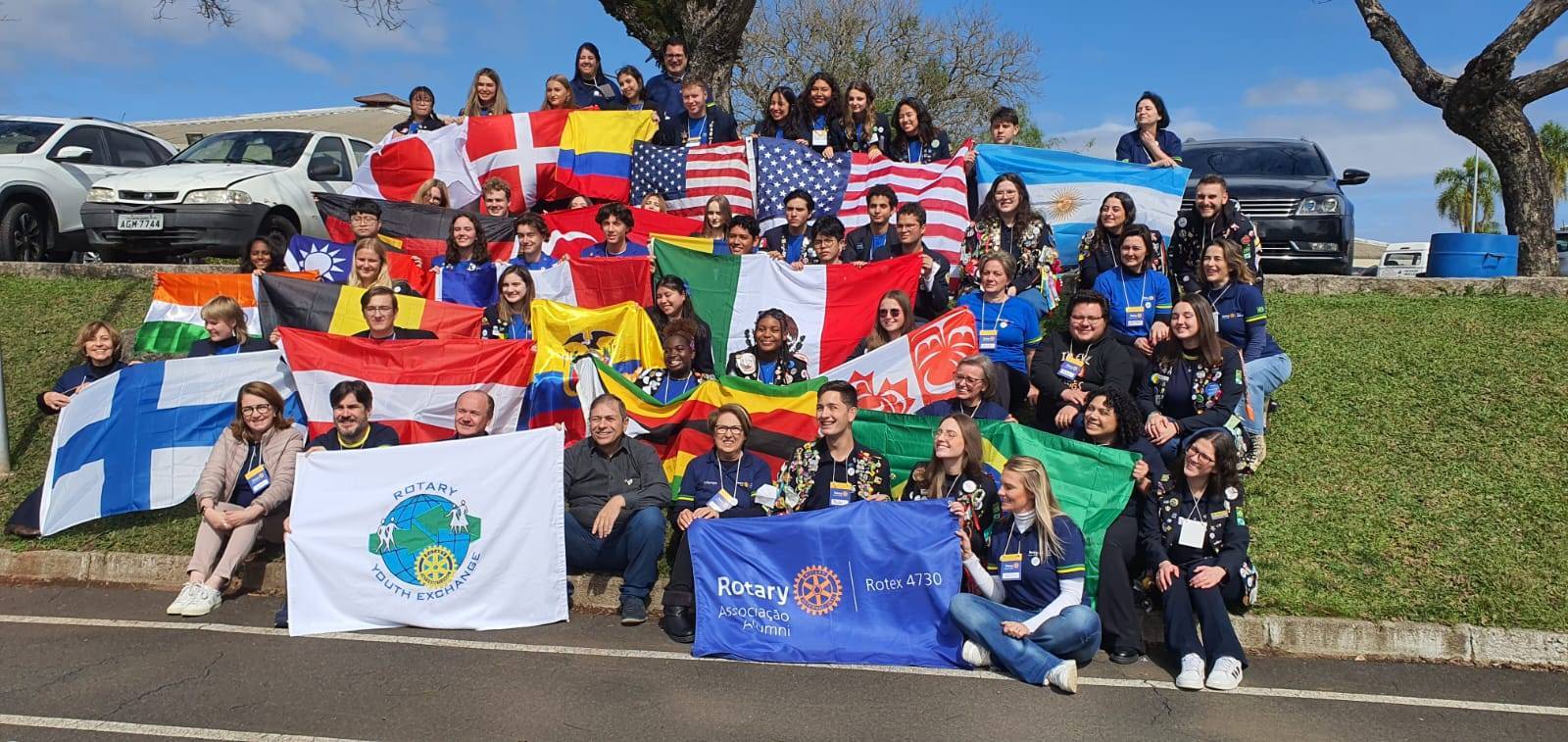 REUNIÃO DE ACOLHIMENTO DOS INTERCAMBISTAS "INBOUNDS" -  CLUBE DE CAMPO SANTA MÔNICA