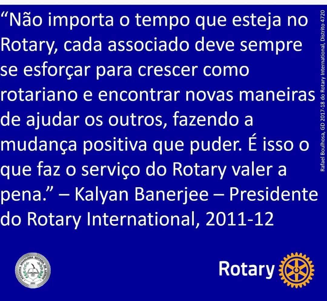 Mensagem do Presidente do Rotary Internacional 11-12