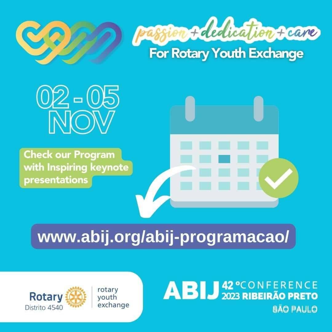 Programa de conferência 2023 da ABIJ