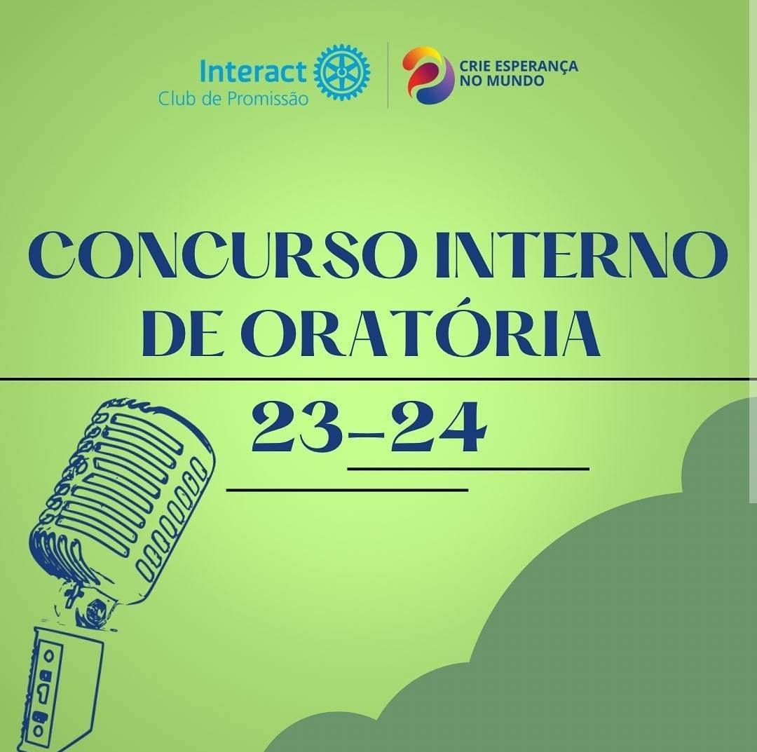 Concurso interno de oratória em Promissão 