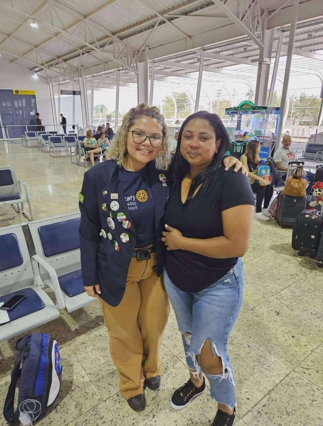 Liliane está de partida para os EUA